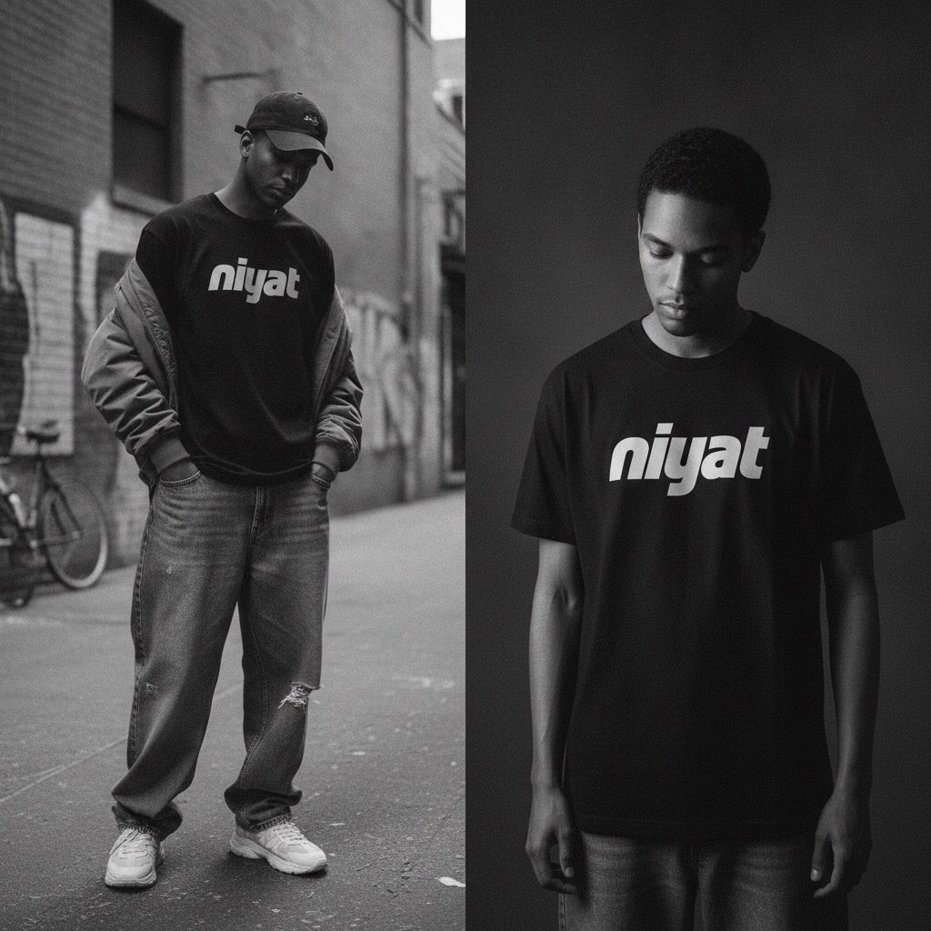 Playera negra niyat